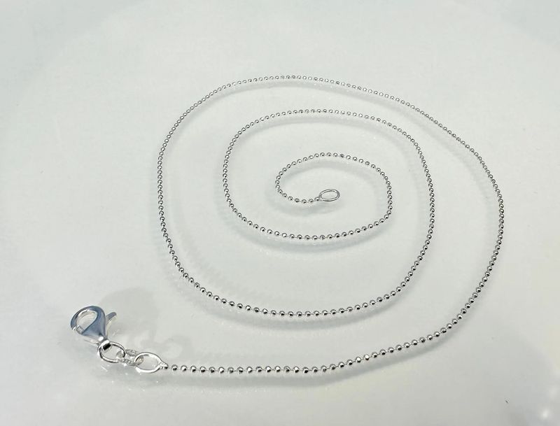 Necklace in 925 Sterling silver 45 cm