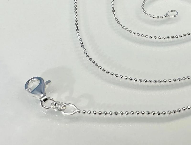 Necklace in 925 Sterling silver 45 cm