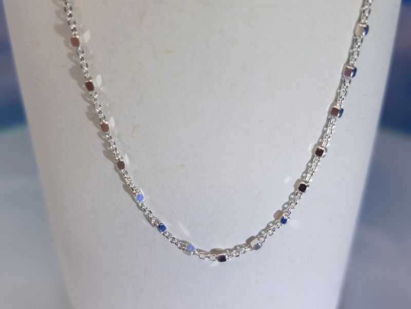 Necklace made of 925 sterling silver, in different lengths