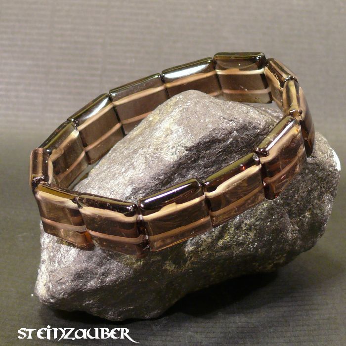 Bracelet made of smoky quartz
