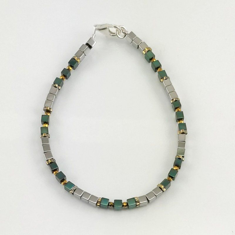 Gemstone bracelet ‘Good Mood’ made of hematite