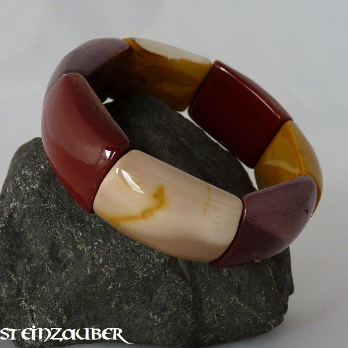 Bangle made of mookait