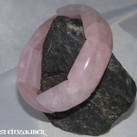 Rose quartz bangle