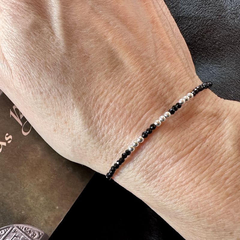 Spinel  bracelet 925 sterling silver
