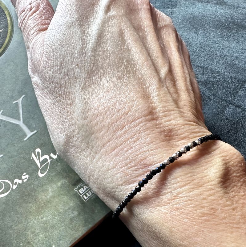 Spinel  bracelet 925 sterling silver