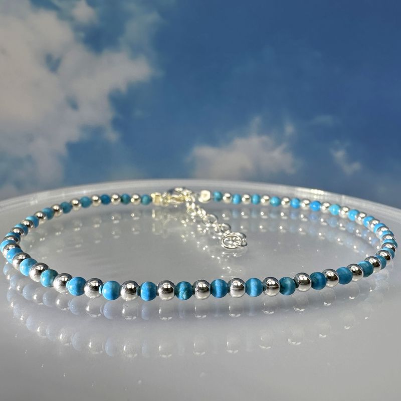 Turquoise bracelet 925 sterling silver