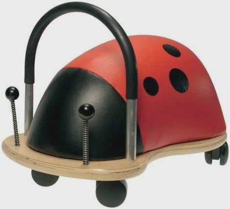 Wheelybug loopwagen, Kleur: lieveheersbeestje