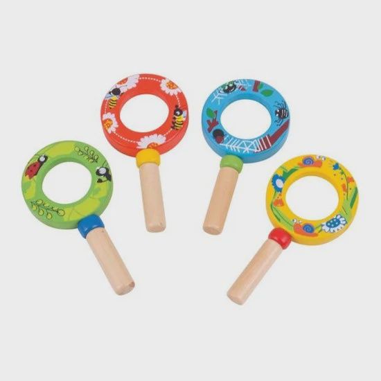 Bigjigs vergrootglas hout assorti