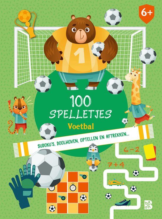 Boek 100 spelletjes voetbal