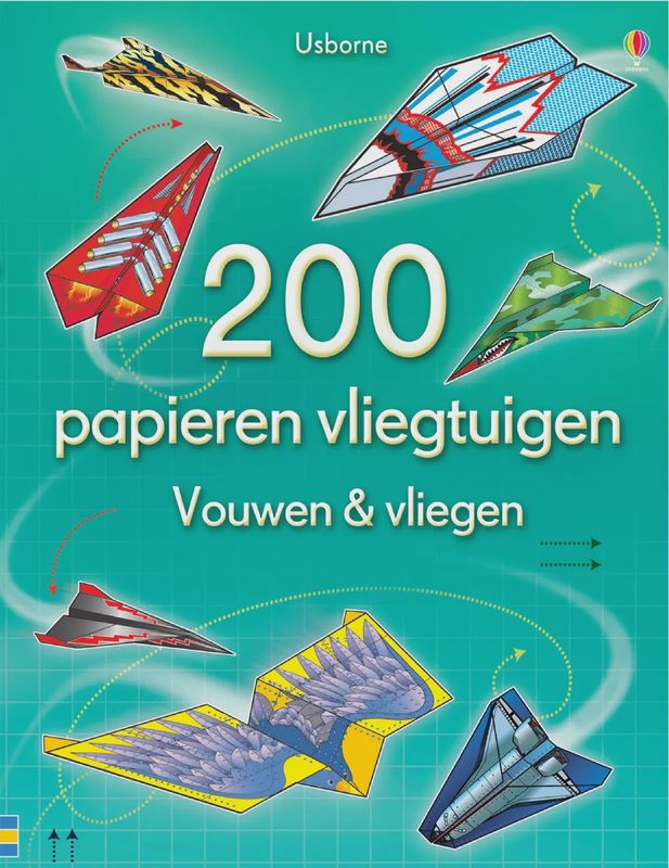 Boek 200 papieren vliegtuigen vouwen