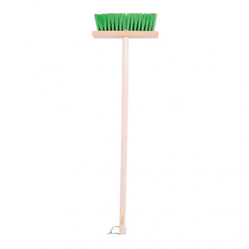 Bigjigs bezem hout met groen