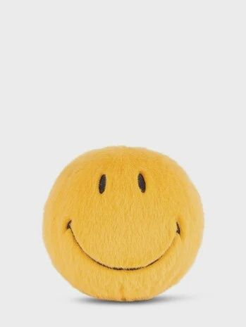 Bon Ton Toys x Smiley knuffel fuzzy eco geel 23 cm