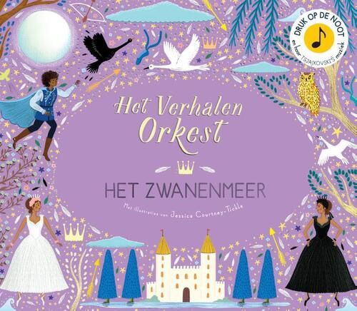 Geluidenboek Het verhalen orkest Het zwanenmeer