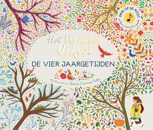 Geluidenboek Het verhalen orkest De vier jaargetijden