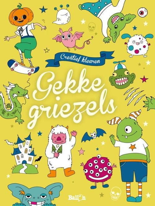 Kleurboek Creatief Kleuren Gekke Griezels