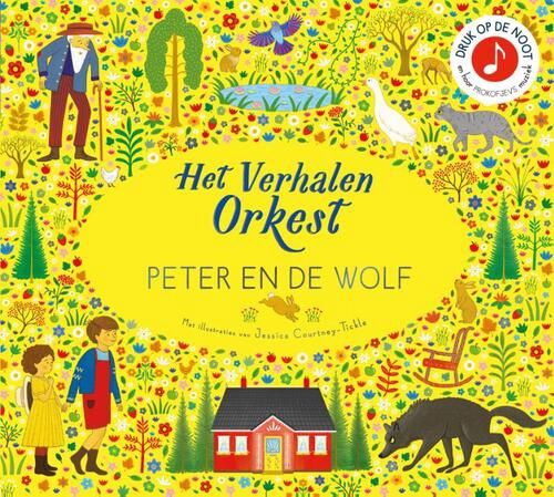 Geluidenboek Het verhalen orkest Peter en de wolf