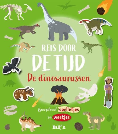 Doeboek Reis door de tijd dinosaurussen