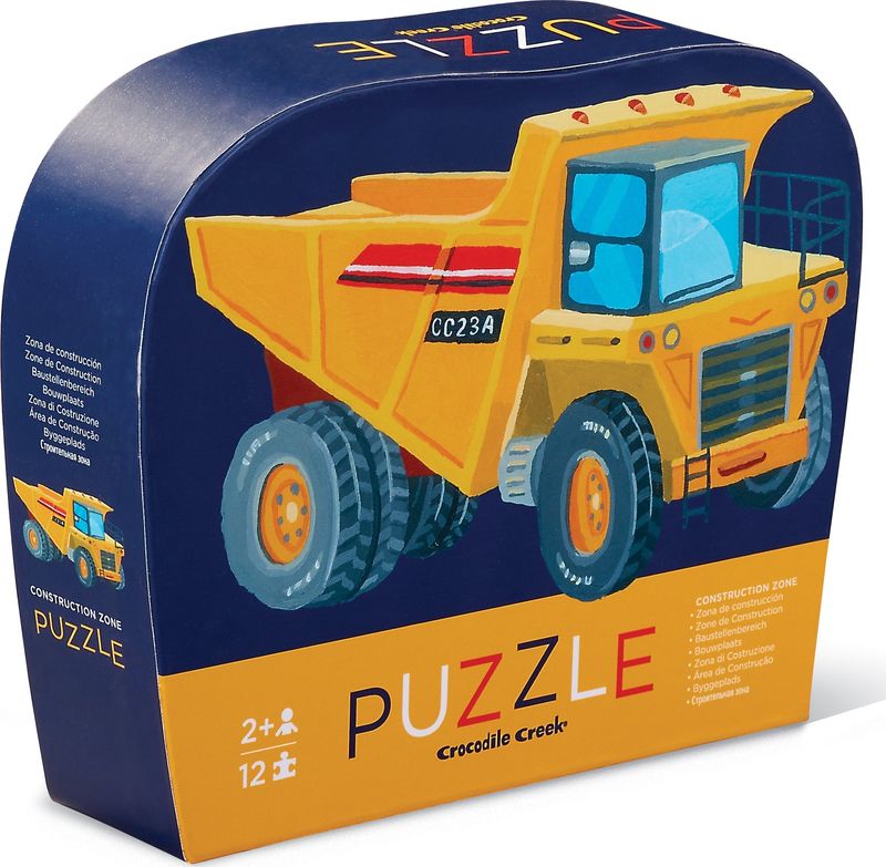 Crocodile Creek puzzel Construction zone 12 st
