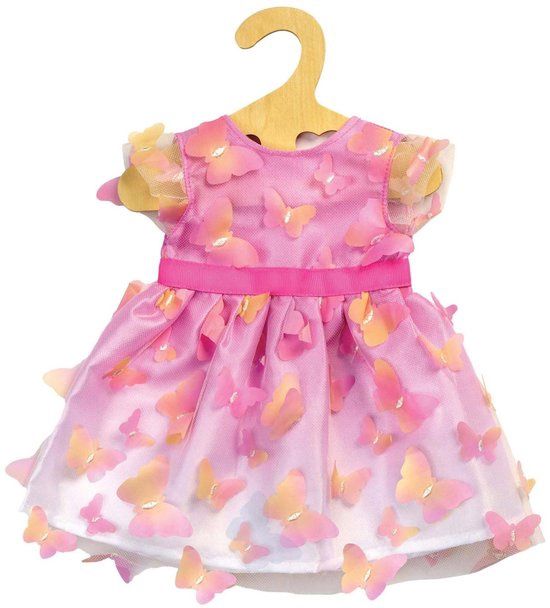 Heless poppenkleding jurk Miss Butterfly met vlinders