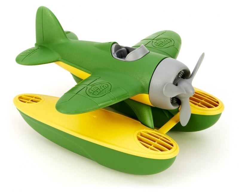 Greentoys zee vliegtuig groen/geel