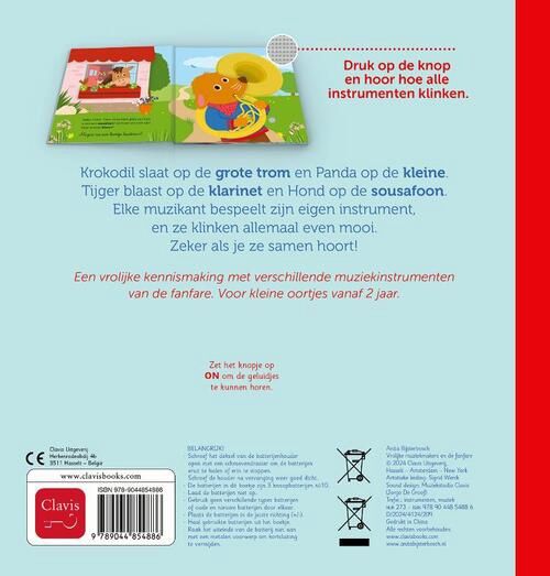 geluidenboek Vrolijke muziekmakers en de fanfare