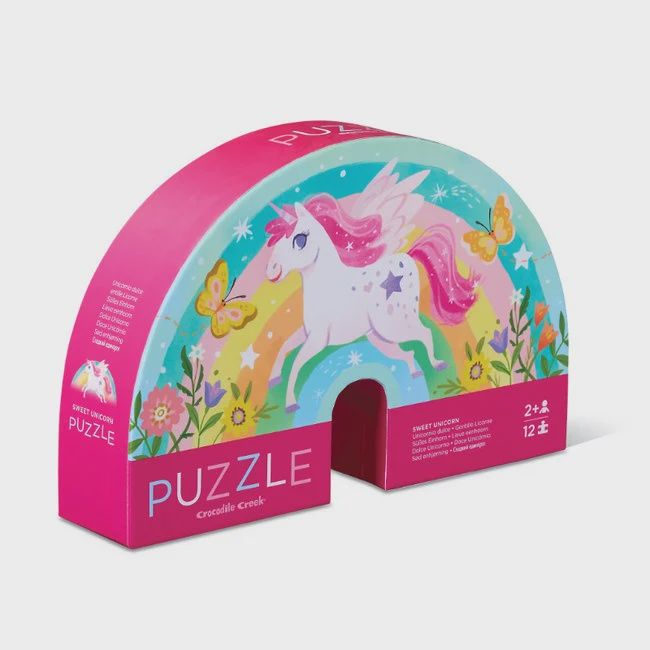 Crocodile Creek puzzel Sweet unicorn 12 st