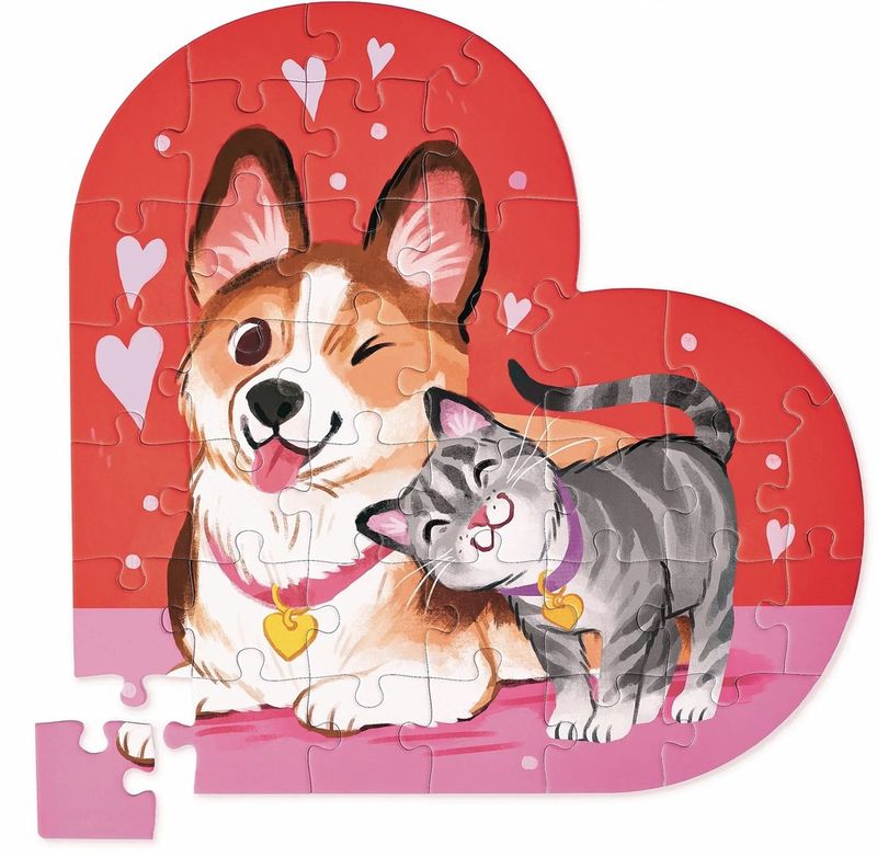 Crocodile Creek vloerpuzzel Friends fur ever 36 st