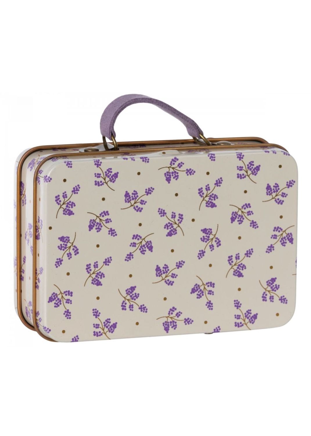Maileg koffer metaal lavendel