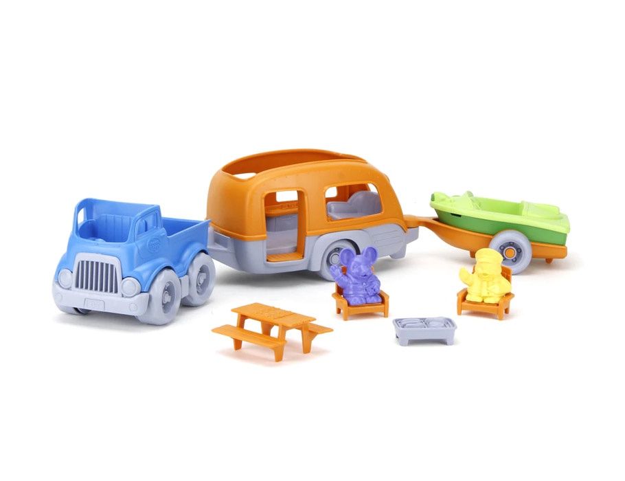 Greentoys camper en toebehoren