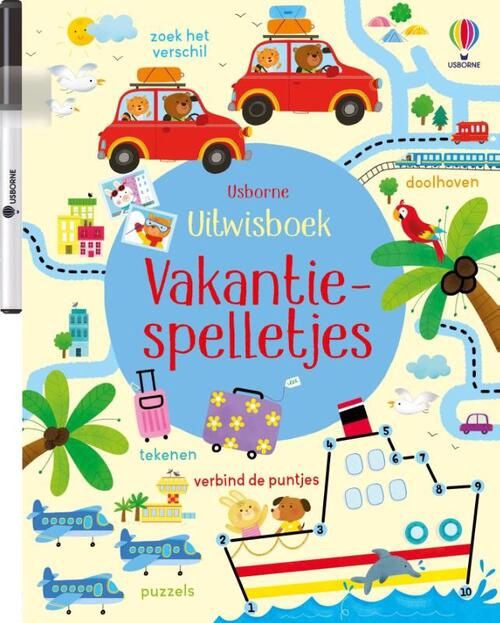 Uitwisboek vakantiespelletjes