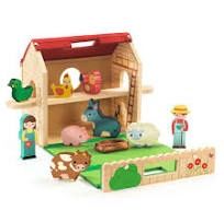 Djeco boerderij softi-farm vilt en hout 18+ mnd