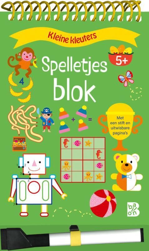 Spelletjesblok met viltstift