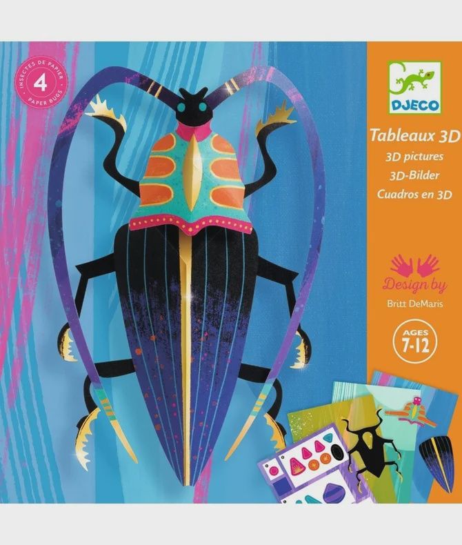 Djeco knutselpakket 3d insekten 7-12 jaar