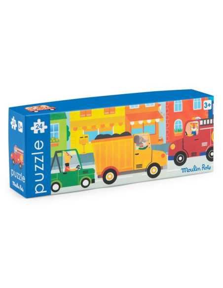 Moulin Roty puzzel voertuigen 24 st