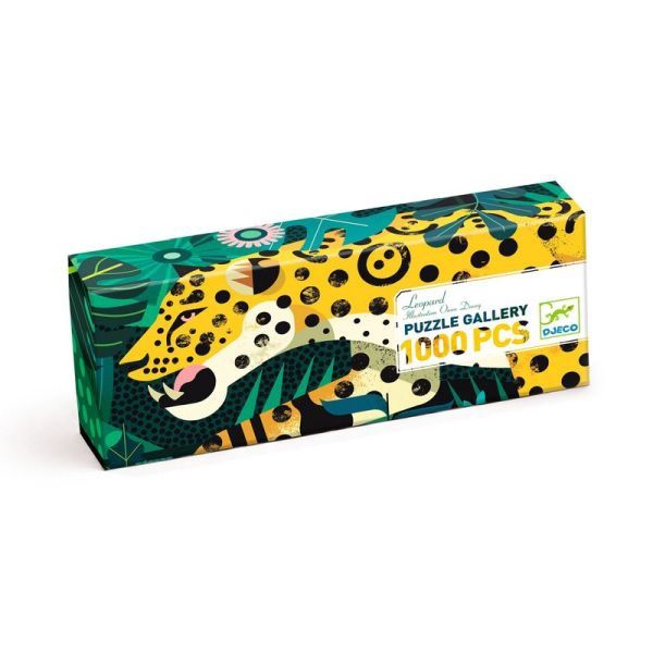 Djeco galerijpuzzel leopard 1.000 st