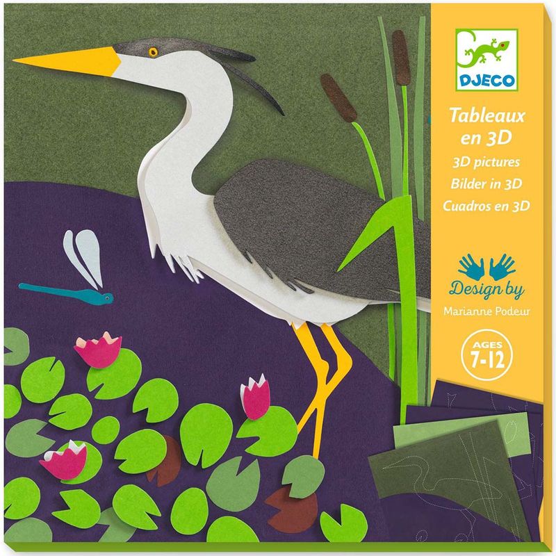 Djeco knutselpakket Aan het water 3D knutselen 7-12 jaar