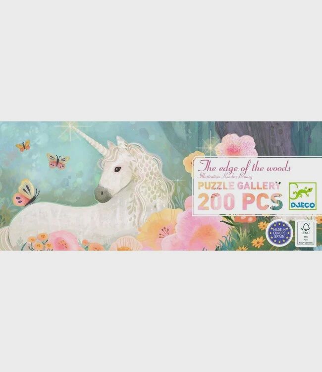 Djeco galerijpuzzel the edge of the woods 200 st