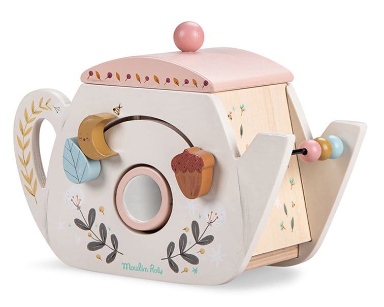 Moulin Roty activiteiten houten theepot