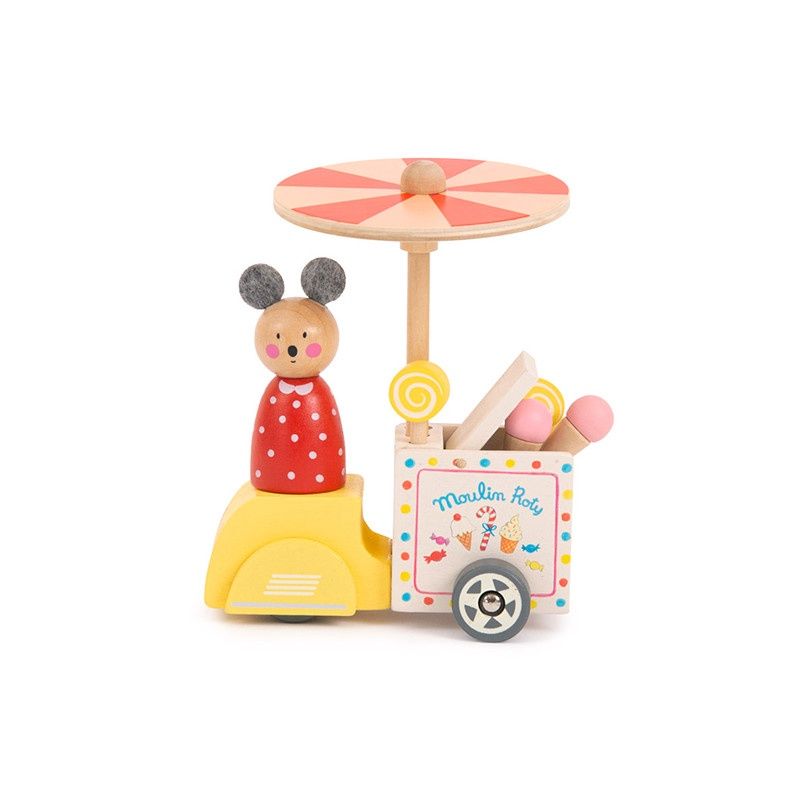 Moulin Roty houten ijscokar
