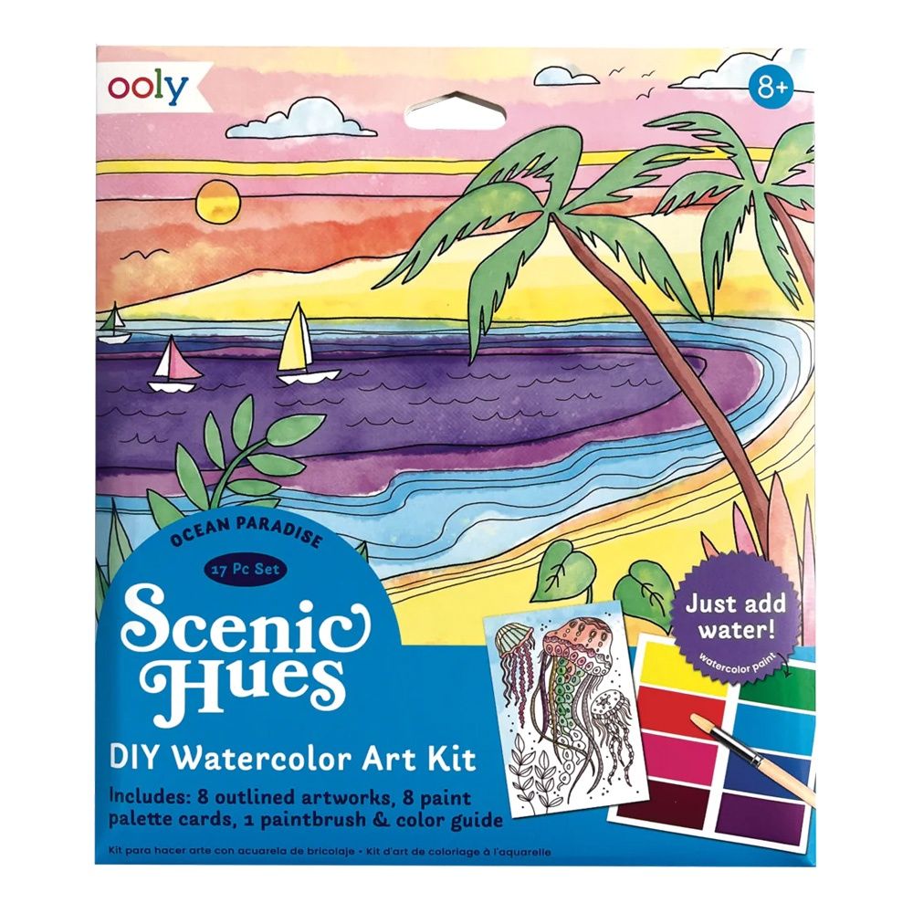 Ooly aquarel art kit oceaan