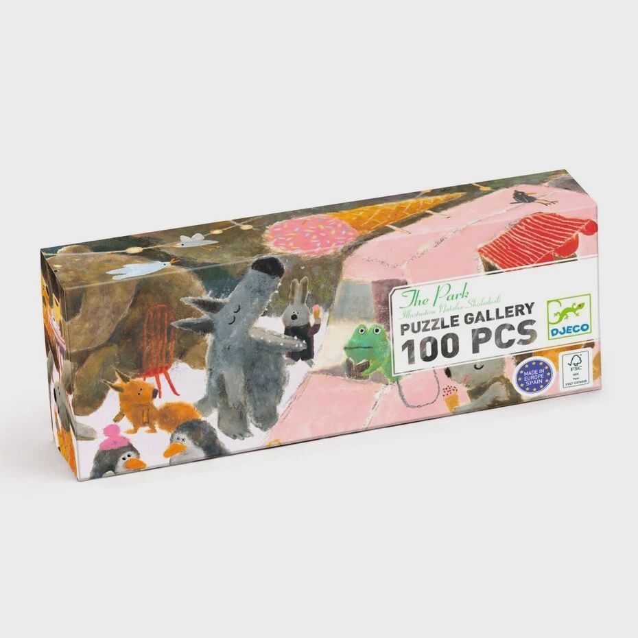 Djeco galerijpuzzel the park 100 st