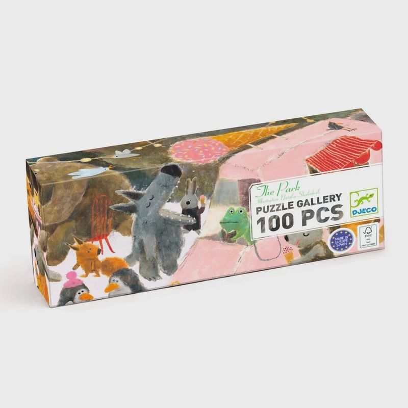 Djeco galerijpuzzel the park 100 st