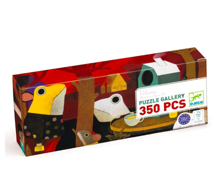Djeco galerijpuzzel volcania 350 st