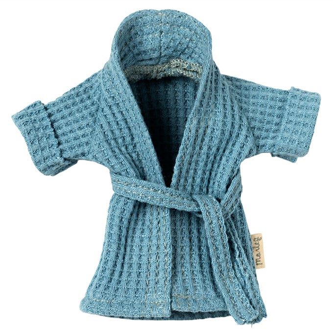 Maileg badjas papa, Kleur: blauw