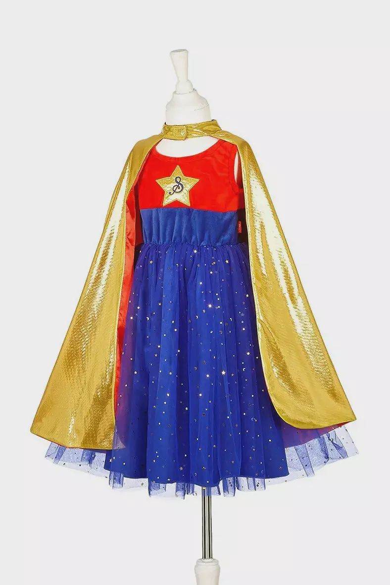 Souza verkleedset Super Hero girl, Maat: 3-4 jaar