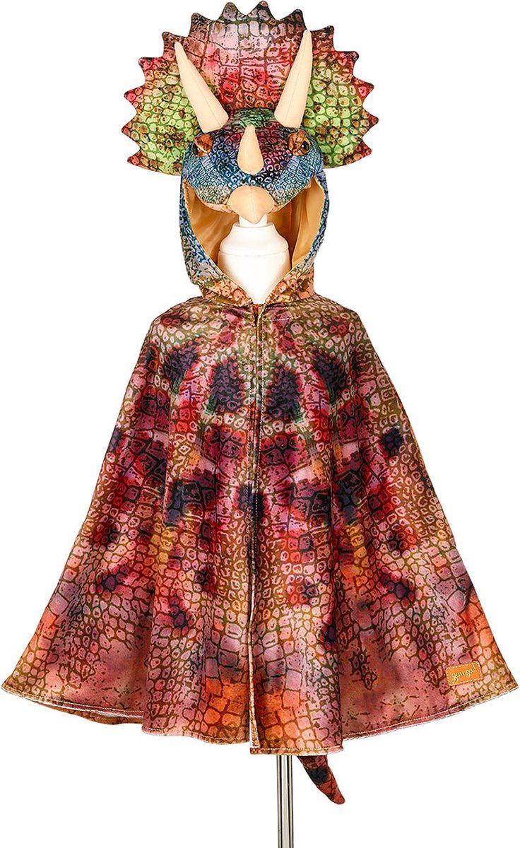 Souza cape dino Triceratops, Maat: 4-7 jaar