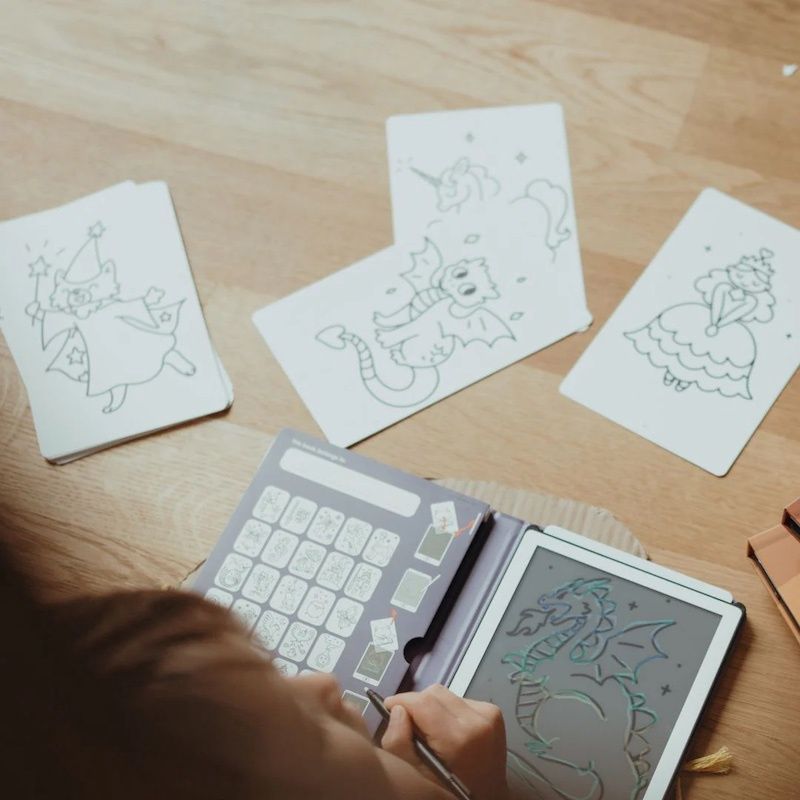 Kidywolf refill Kidydraw mini tekenkaarten