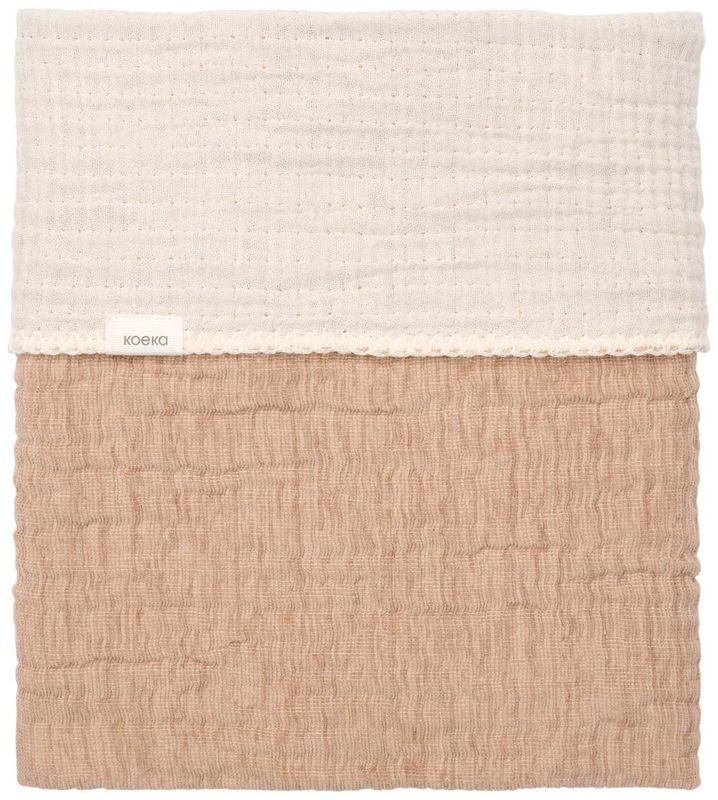 Koeka ledikantdeken Rivoli ongevoerd