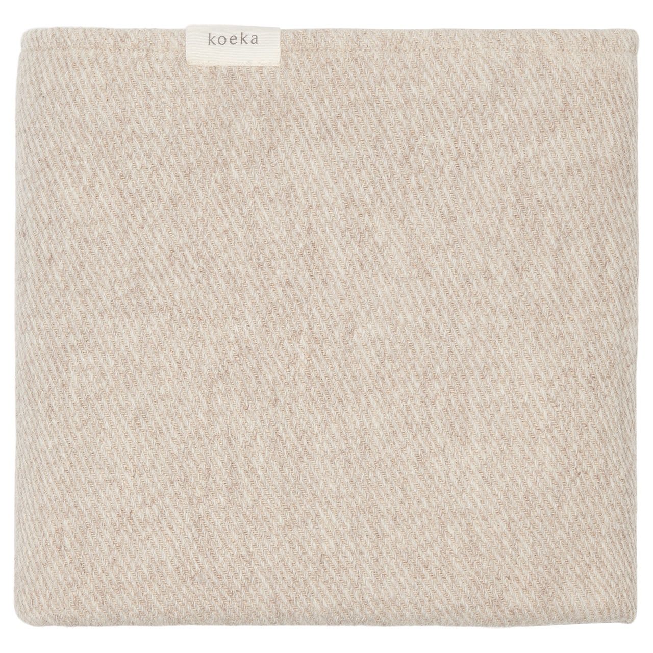 Koeka ledikantdeken Toronto wol blend, Kleur: sand