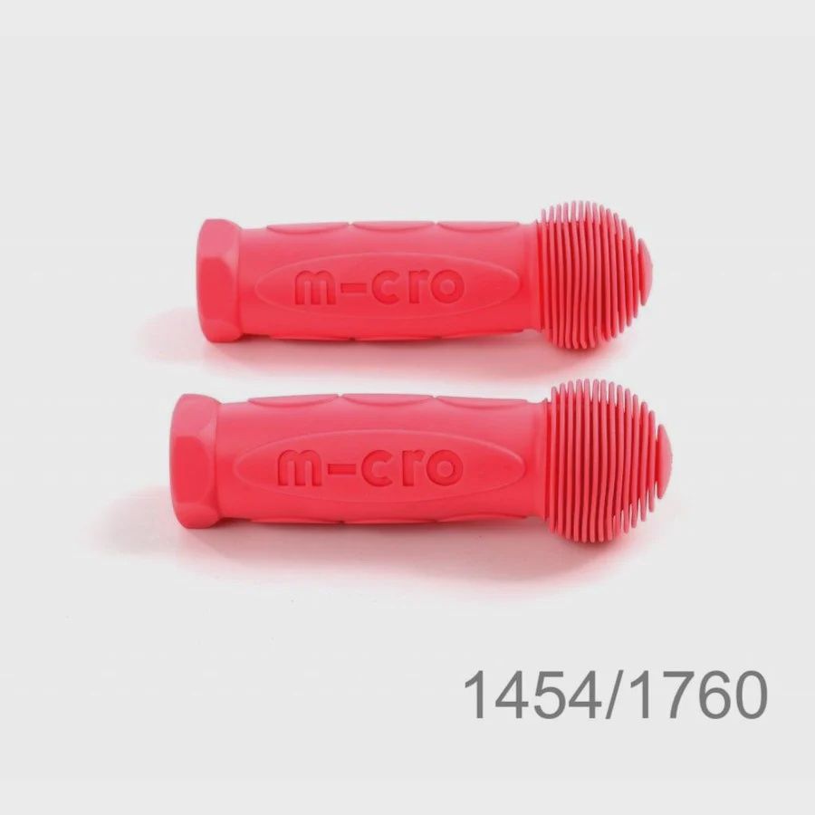 Microstep rubberen handvatten, Kleur: koraalroze